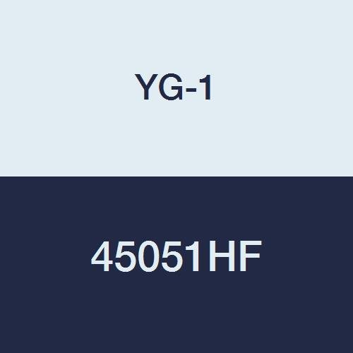 Топка бележка fresa YG-1 45051HF HSS, 2 Канала, Нормална дължина, Двойна, TiAlN Покритие-Futura, Дължина 3-1/8,