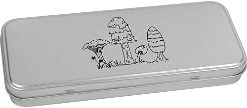 Лидице кутия за канцеларски материали Azeeda 'Wild Mushrooms' с метални панти / Кутия за съхранение (TT00178413)