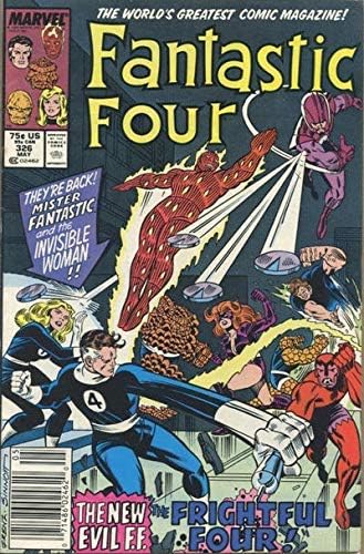 Фантастичната четворка (Том 1) 326 (Newsstand) VF ; Комиксите на Marvel | Стив Энглхарт Булгария четворка