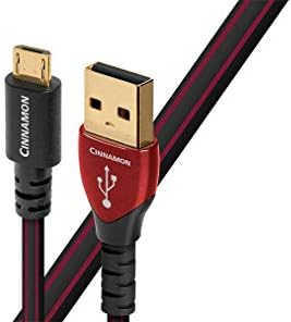 Кабел AudioQuest Cinnamon Micro USB - USB A дължина 2,46 фута (0,75 м)