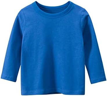 IFOTIME/ Базова тениска с дълъг ръкав за малки момичета и момчета, Ежедневни Тениски, потници, Обикновен комплект
