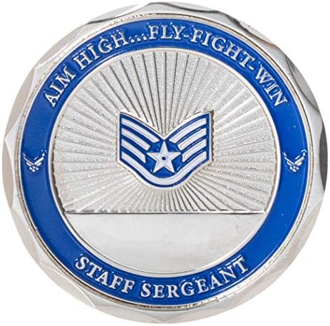 Старши сержант Унтер-офицерското звание на Военно-въздушните сили на Съединените Щати 45-мм Призовая Монета