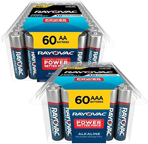 Rayovac Высокоэнергетические батерии тип AA, Алкални батерии от тип Double A и Высокоэнергетические батерии