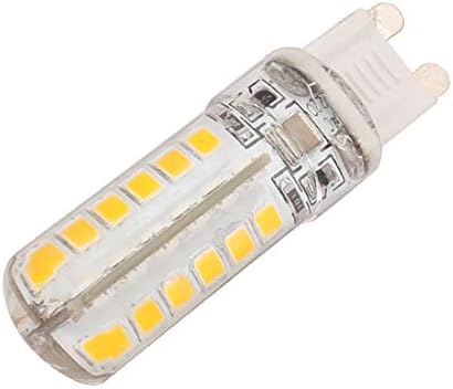 X-DREE AC220V 3,5 W 2835 SMD Led лампа Силиконова Лампа 48-LED G9 2P Топло Бяло (AC220V 3,5 W 2835 SMD led bombilla