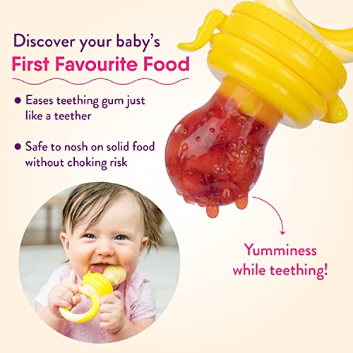 Пиенето за бебешка храна NatureBond /Dummy за хранене с плодове (2 опаковки) - Играчки-прорезыватель за новородено