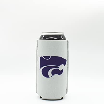 Охладител за многократна употреба кутии ZipSip Kansas State University Wildcat с регулируеми капаци за еднократна