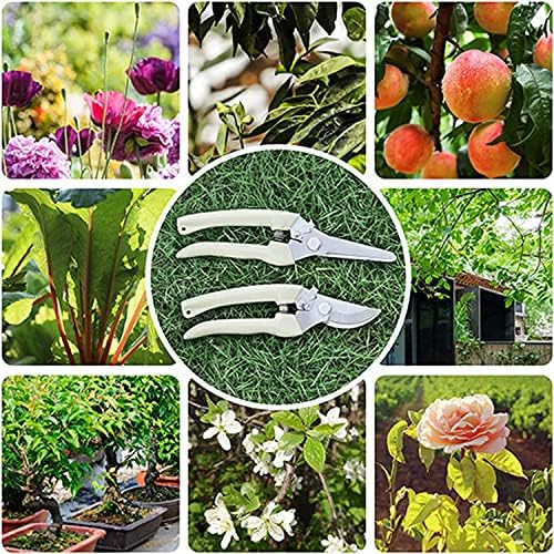 2 Бр. Градинарски ножици за градинарство, Тежки Професионални градинарски ножици за подрязване на заобикалят