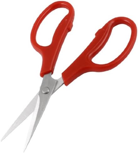 Aexit Червени Пластмасови Ръчни Инструменти С Дръжка За Шиене на Юргани, Ножици за Шиене 170 mm Дължина Модел: