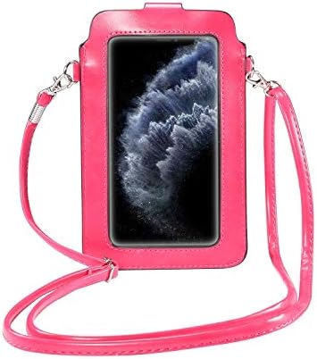 Чанта-кобур PENGPING със Сензорен екран, Мултифункционален Прозрачен прозорец, в Чантата си за Телефон, Калъф-чанта