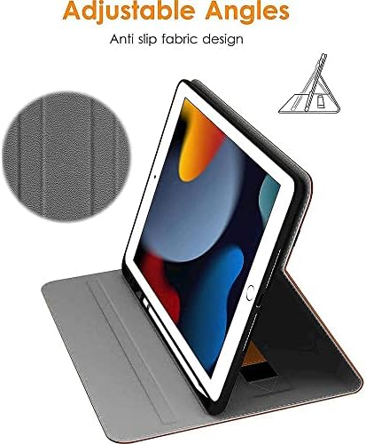 Многоугольный калъф SaharaCase за Apple iPad 10.2 (9-то поколение 2021) [устойчив на удари бронята] Вграден