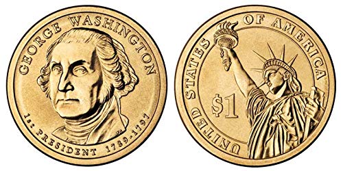 2007 г. P Джордж Вашингтон, 1 долар на САЩ, НИКОГА НЕ се РАЗПРОСТРАНЯВА