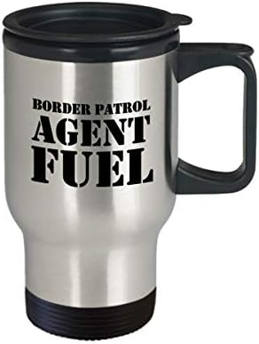 Пътна чаша Граничен патрул - Подарък Агент на Граничния патрул - Гориво За Представител на Граничния патрул