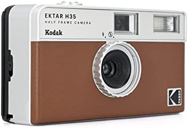 Полукадровая филмова камера KODAK EKTAR H35, 35 мм, Множество, без фокусиране, лека, лесна за използване (кафяв)