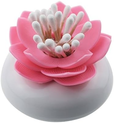 Държач за Памучни Тампони Gracallet Pink Lotus, Органайзер За Съхранение на Малки клечки за зъби Q-tips