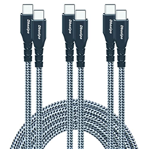 USB кабел-C-USB 3A C, за бързо зареждане, зарядно устройство Daxipo USB Type C, Сплетен кабел, Съвместим с Samsung