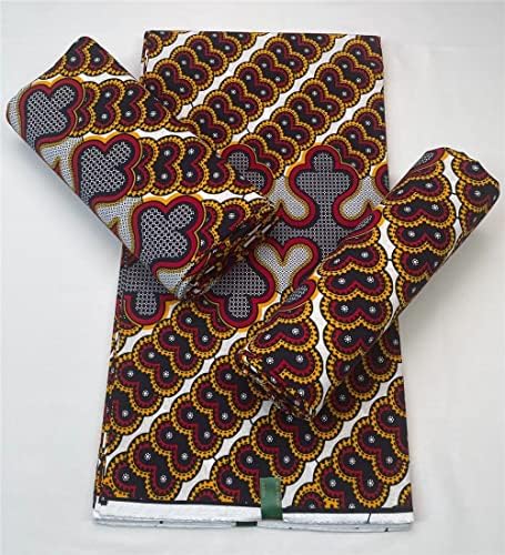 MSBRIC Истински восък, африканска восъчен плат, нигерийски батик с принтом в стила на Анкара, холандски плат