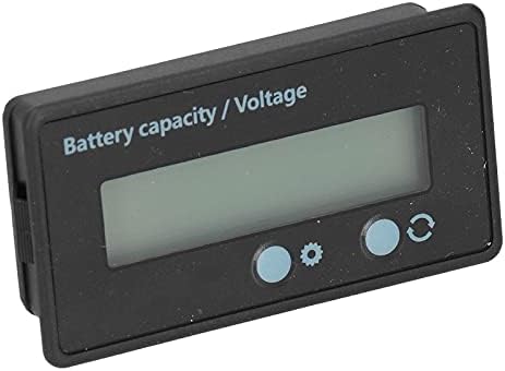 Индикатор за капацитет на батерията Fafeicy, Волтметър Мощност 12v, LCD Монитор Капацитет Акумулаторна батерия,
