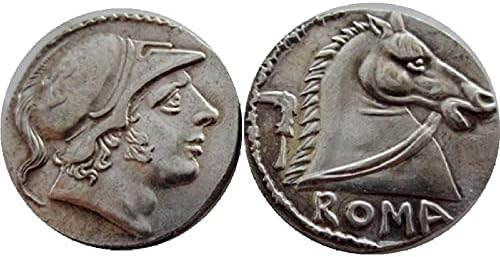 Сребърно покритие Древна Римска Чуждестранна Реплика на Реплика Възпоменателни Монети Любителски Събиране на