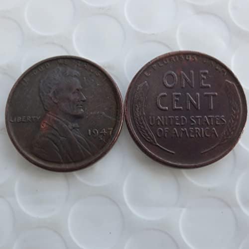 Възпоменателна монета Чуждестранна копие Линкольновского цента на САЩ от 1947 г.