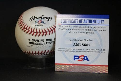 Бейзболен автограф с автограф на Дуайт Гудена (84 ROY) Auto PSA/DNA AM48687 - Бейзболни топки с автографи