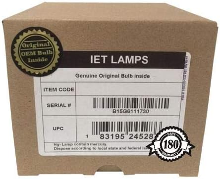 Лампи IET - Истинска оригинална замяна на лампата с корпус OEM за проектор Canon RS-LP08 (Ushio Вътре)
