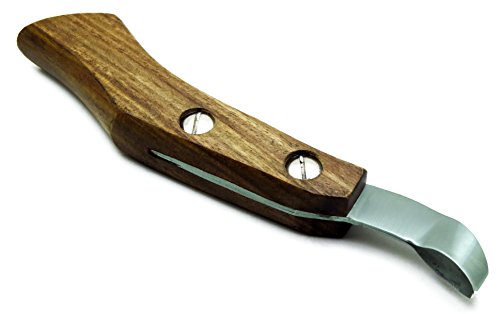 Отлични Инструменти Копытный Нож 7,5 Малки Ковач Инструмент Инструменти С Дървена Дръжка