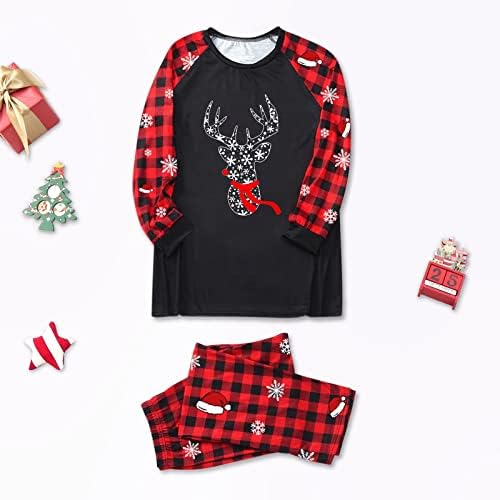 Семеен Пижамный Комплект DIYAGO, за да е Подходяща За Коледа Риза с дълъг ръкав и Панталони, Празнична Забавна