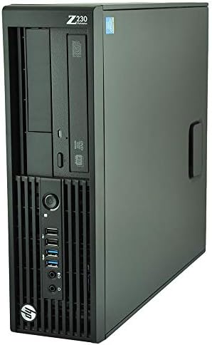 Настолен компютър HP z230 Workstation СФФ за бизнес, Core i7 4790 с честота до 4,0 Ghz, 16 GB оперативна памет,