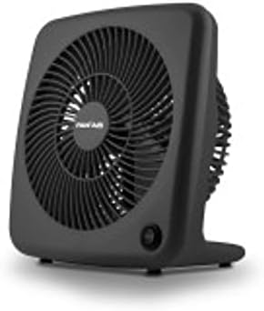 Персонален вентилатор FanFair 7-инчов, Двухскоростной, Тихо Охлаждане, Сейф за спалня, офис или дом, черен