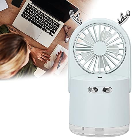 Вентилатор за пръскане мъгла Yosoo, 2 в 1 USB Вентилатор За пръскане, Заряжающийся от USB, За Домашния офис,