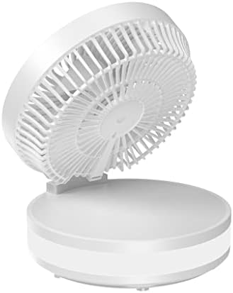 SCDCWW Портативен Сгъваем Електрически Вентилатор Smart Акумулаторна Регулируем Тих Охладител на Въздуха за