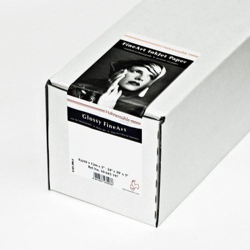 Парцал за цифрова фотография Hahnemühle FineArt / Хартия Baryta, 315 г / м2, 432 mm x 12 m, Бяла