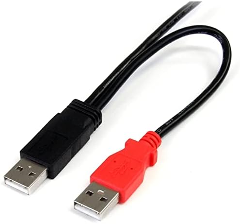 StarTech.com 3 фута (0,9 m) Кабел USB-Micro USB с подаване на захранване - Двойно USB 2.0 A-Micro-B - Кабел