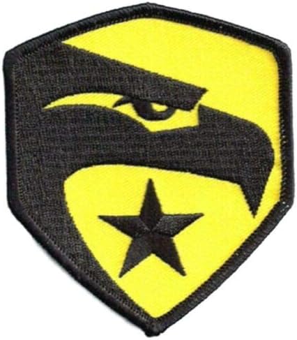 Бродирана нашивка с логото на G. I. Joe Yellow Eagle височина 3 1/2 инча