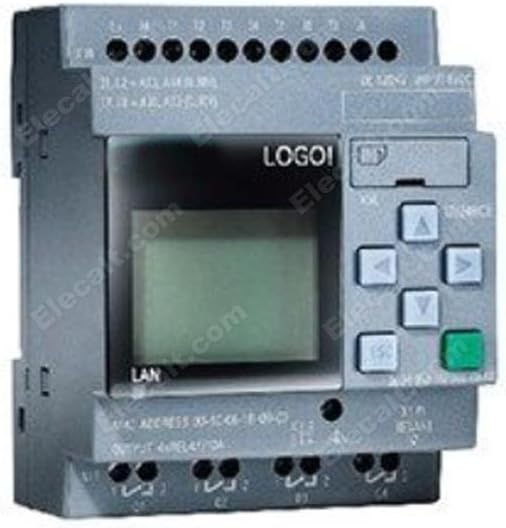 Контролер на двигателя Davitu - ЛОГО 6ED1052-1CC08-0BA1! 24CE Логически модул PLC с дисплей Оригинални, В кутия