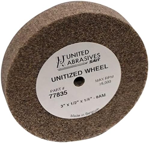Обединените Абразивни дискове SAIT 77835 3X1/2X1/4 от нетъкан текстил с шкурка, алуминиев оксид, 10 бр.