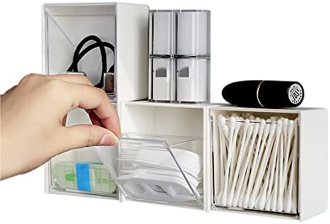 4 БР. Кутия за съхранение във формата на мида, Кутия за съхранение на памучни тампони, за Памучни Топки, Памучни
