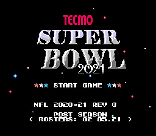 Видео игра с патрон версия на Tecmo Super Bowl 2021 за NES ...