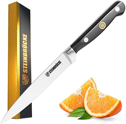 Gioventù Нож за почистване на зеленчуци 5 инча - Малък Кухненски нож, Выкованный от германската неръждаема стомана