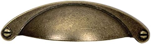 khtumeware 2-1/ 2 инча (64 мм) чекмеджето за прибори, чекмеджето за прибори, Реколта Антични Английска Латунная