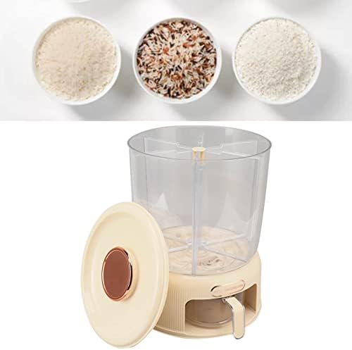 Резервоар-опаковка за ориз Naroote, Въртящи се на 360 градуса, Подвижен Капак, Органайзер за съхранение на зърно,