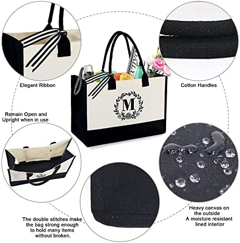 Оригиналната Холщовая чанта-тоут BeeGreen с джоб с цип, 13 грама, Персонални Подаръци С Бродерия и Монограм,