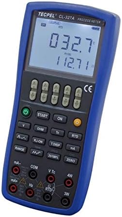 Измерване на температурата на повърхността на технологичния калибратор PT-100 TECPEL CL-327A