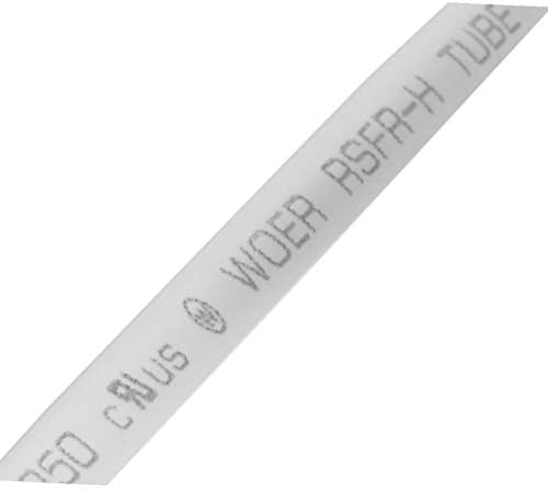 Ново Свиване на тръби от бял полиолефин с диаметър от 4 мм в съотношение 2:1, с Диаметър 8 м 26,2 фута (Горния