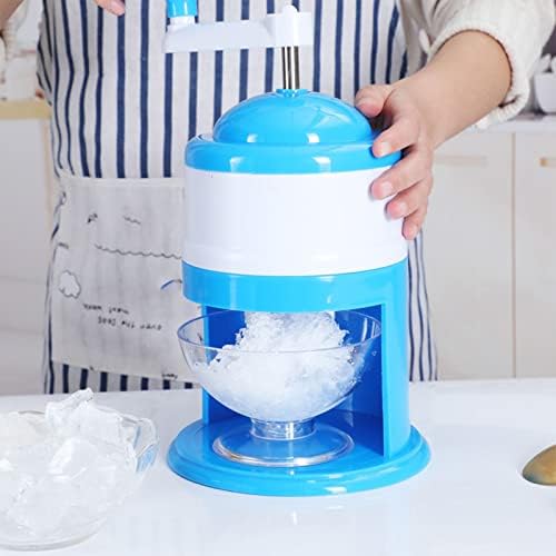 UsaliuA Ръчно Обръсна Машина за лед Ръчна Машина за приготвяне на Плодови Коктейли Мини-Домакински Малка Трошачка