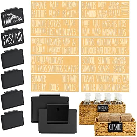 Talented Кухня 8 Опаковки Метални Етикети за Подаръци, Затягаща Притежателите на 70 Битовите Етикети за кутии