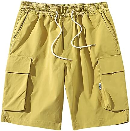 Мъжки къси панталони RTRDE, летни шорти-карго, свободни ежедневни шорти за бягане с множество джобове за съвсем