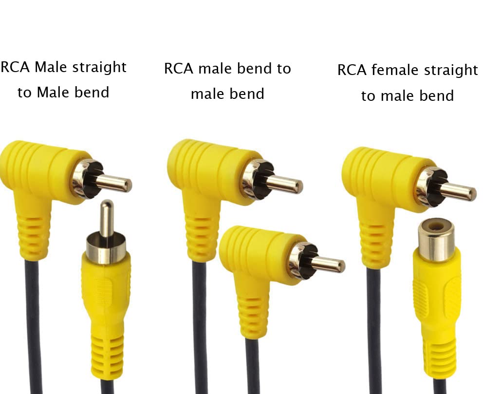 Аудио кабел Traovien RCA, 2 бр. Позлатени RCA удължителен кабел между мъжете и жените Lotus AV Кабел Видео Кабел