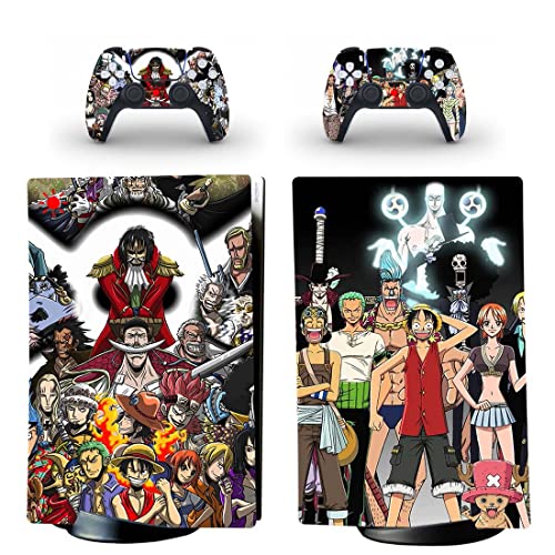 Аниме One And Two Piecee Luffy Zoro Санджи Асо Стикер на корицата на PS4 или PS5 Стикер за Sony PlayStation