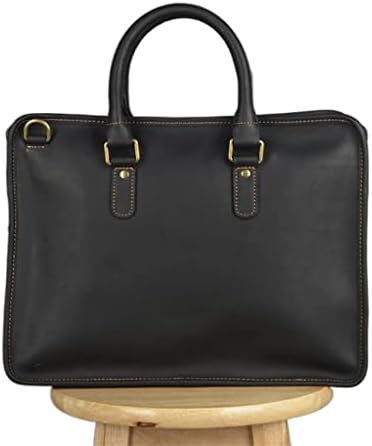 n/a Мъжки Портфейл от Естествена кожа, чанта за лаптоп 14 инча, Ежедневни Мъжки чанти, утайка от Бизнес чанта,